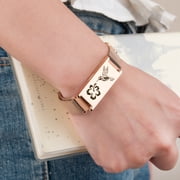 Anavia Essential Oil Bracelets, Aromatherapy Bracelet, Diffuser Bracelet, Aromatherapy Oil Lockets, Diffuser Lockets, Aromatherapy Jewelry, Diffuser Jewelry, With Gifts Box-[Rose Gold]