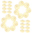 thumbnail image 3 of SHOWERORO Metal Flower Bead Caps 1200Pack for Diy Projects and Giving, 3 of 8