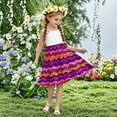 thumbnail image 7 of 13-14 Years Girl's Short Sleeve Floral Print Loose Casual Long Maxi Dress with Pockets 4-12 Years, 7 of 7
