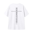 thumbnail image 4 of Rovga Girl T Shirts Short Sleeve Tee With Side Slit Cute Print Round Neck Top Classic Spring Clothing White 3-4 Years, 4 of 4