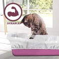 thumbnail image 4 of Alfapet Kitty Cat litter box Disposable, Elastic Liners- 30 count For Large, X-Large, Giant, Extra-Giant Litter Pans- With Sta-Put Technology for Firm, Easy Fit- Quick + Clever Waste Cleaners, 3 pack, 4 of 5