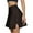 Black#06, variant on Xyxonk Womens Skorts High Waisted Tummy Control Mini Skirt with Pockets Dressy Casual Flowy Skort Side Slit Solid Color Golf Skirts Dark Green 2XL