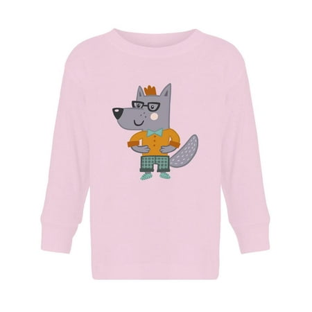 

Hipster Wolf Long Sleeve Toddler -Image by Shutterstock 2 Toddler
