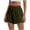 Army Green, variant on POROPL Women Summer Shorts Elastic Waist Casual Gym Athletic Shorts with Pockets