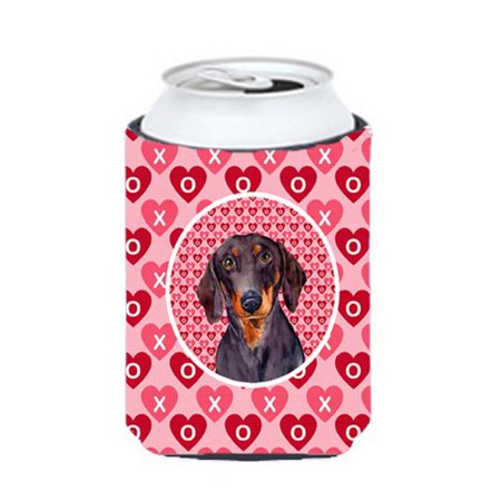 

Dachshund Valentines Love And Hearts Can Or Bottle Hugger - 12 oz.
