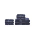 thumbnail image 2 of Bamboo Towel and Washcloths Set, 30" x 54", 16" x 30", Royal Blue by Blue Nile Mills, 2 of 7