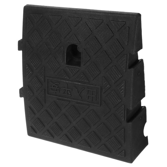 Raindrops Car Ramp Ramp Black Plastic 1Set 10.6X9.8X2.8In