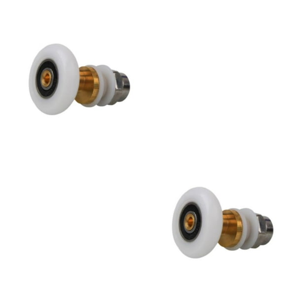Speravity Puerta de ducha, rodillo de acero inoxidable, baño, inodoro, puertas correderas, corredor, mejora de muebles, piezas de repuesto de 23 mm 2piezas