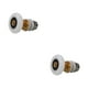 thumbnail image 1 of Speravity Puerta de ducha, rodillo de acero inoxidable, baño, inodoro, puertas correderas, corredor, mejora de muebles, piezas de repuesto de 23 mm 2piezas, 1 of 6