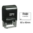 thumbnail image 1 of Printtoo Self Inking Dater Stamp With Paid By Text Date Rubber Stamp Office Stationery-Black, 1 of 1