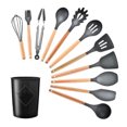 thumbnail image 1 of Amdohai 9PCS Cooking Utensils with Storage Holder Kitchen Utensil Set Silicone, 1 of 7