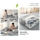 thumbnail image 4 of Edredones syligr para cama tamaño queen, colchas ligeras, colcha de verano suave de microfibra ligera, colcha moderna con estampado floral para todas las estaciones, 150 x 200, 4 of 6