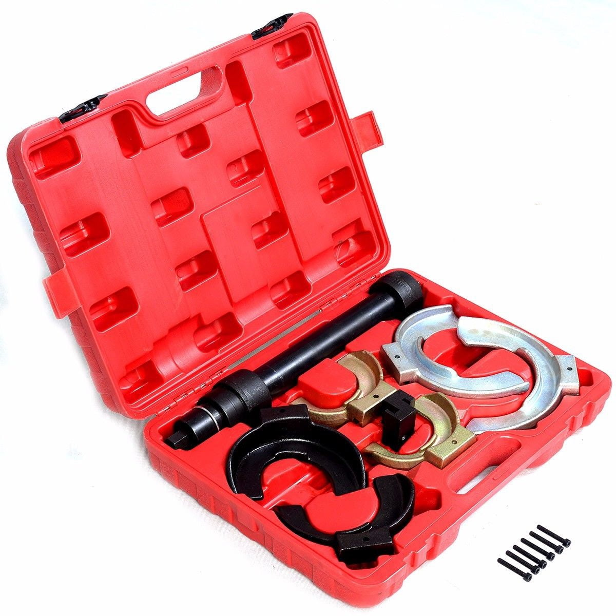 Goplus MacPherson Interchangable Fork Strut Coil Spring Compressor
