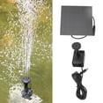 thumbnail image 4 of Solar Fountain , 7V 1.2W Complete Tools Safe To Use ABS Material DIY Solar Water  Kit  For Fish Tank, 4 of 8