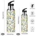 thumbnail image 2 of Yayeee 33oz Insulated Water Bottle Double Wall Stainless Steel with Flip Straw Lid, Autumn Greenery, 2 of 7