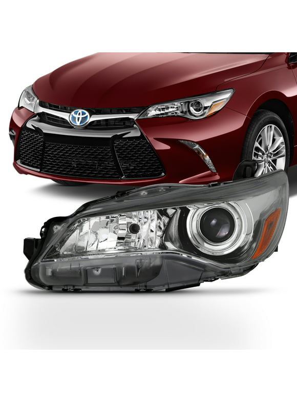 AKKON - For 2015 2016 2017 Toyota Camry XV50 Black Housing Factory Style Projector Headlight (Driver Left Side Only)