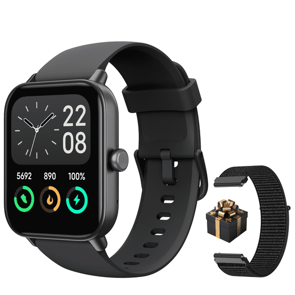 MiracoRun Smart Watch for iPhone & Android Device, 1.8"" HD Display, Receive and Make Bluetooth Calls, IP68 Waterproof, Fitness Tracker for Men Women