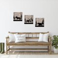 thumbnail image 3 of Elk Moose Bear Painting Animal Canvas Prints Wall Art Hunting Theme Farmhouse Cabin Decor Pictures Rustic Vintage Framed Ready to Hang 12"x12"x3 Pieces, 3 of 6