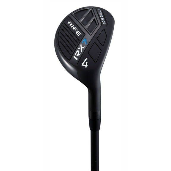 Rife Golf RX7 Tall Men's Right Handed XXL Plus 2 Inches Over Standard Length Regular Flex Graphite All True Utility Hybrid Iron #4 Ultra Forgiving Golf Club