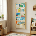 thumbnail image 7 of Wood 6-Tier Wall Mounted Kids Bookshelf – Floating Book Shelf For Kids Rooms,Nursery & Classroom, Hanging Bookcase Organizer For Books, Toddler Book Shelf, Montessori Bookshelf, Nursery Shelves, 7 of 7