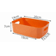 thumbnail image 2 of Laklulu Papelera de almacenamiento blanca con asas, organizador de gran capacidad, caja de almacenamiento multiusos con asas para baño, cocina y sala de estar..., 2 of 5