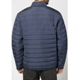 thumbnail image 2 of Voyager Men's Full Zip Water Resistant Fleece Lined Puffer Jacket, Navy Medium, 2 of 4
