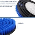 thumbnail image 2 of 2 Pcs Steam Mop Pads Replacement Brush Head Fit for Shark Steam and Scrub Mop S7000/S7001/S7201/S8201, Nylon Bristles for Cleaning Hardwood & Tile Floors, Blue, 2 of 7