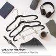 thumbnail image 3 of MAGMALIFE Set de 30 Ganchos de Terciopelo Negros con Pinza Ajustable, 42 cm, Ganchos Antideslizantes y Resistentes, con Gancho Giratorio, Ideal para Pantalones, Faldas, Jeans y Camisas, 3 of 8