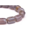 Tumbled Pebble Gray Agate Beads Semi Precious Gemstones Size: 15x11mm Crystal Energy Stone Healing Power for Jewelry Making