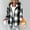 *Black, variant on Womens Plaid Hooded Jacket ,Fleece Lined Hooded Jackets Warm Coat ,Casual Loose Button Fall Winter Coats Hot Pink,Womens Plus XXL