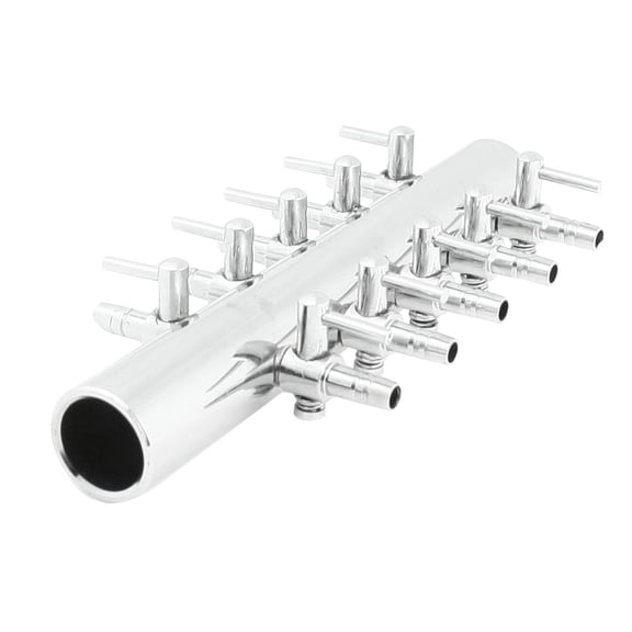 REGALWOVEN Air Pump Manifold Taps 10 Way Lever Valve for Fish Tank Aquarium