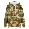 thumbnail image 5 of Styesk Sweatshirts pour Hommes Imprimé Mode Décontracté avec Poche à Cordon Manches Longues à Capuche, 5 of 5