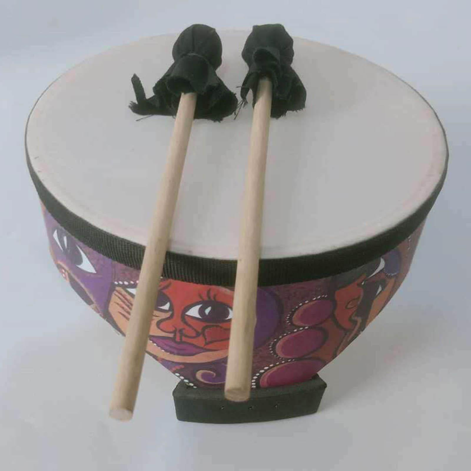 10Inch Percussion Hand Drum Kids Baby Early Development Educational Toy Gift 