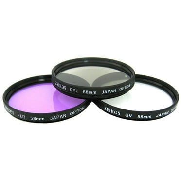 Opteka Color, UV, CPL, FLD Filter Kit With Tripod, Case, And 12-in-1