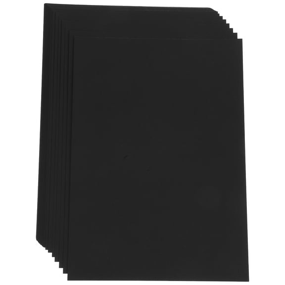 Hemoton 50 Sheets Black Colored Cardstock Thickened Card Stock Black Smooth Card For Crafts Diy Cards Making Chalkboard Papers Scrapbooking