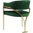 thumbnail image 6 of Meridian Furniture Madelyn Green Velvet Dining Chair (Set of 2), 6 of 6