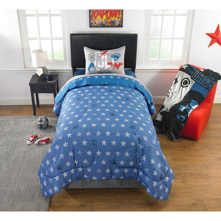 Justice league top twin comforter set
