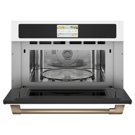 Café - 30" Built-In Single Electric Convection Wall Oven with 240V Advantium Technology - Matte white