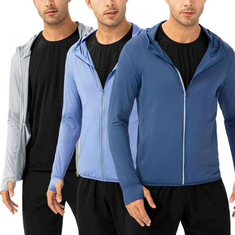 Multicoloured, M) Mens Sun Protection Jacket for Summer on OnBuy