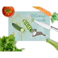 thumbnail image 2 of Welcome Friends Bernese Mountain Dog Glass Cutting Board Large, 2 of 2