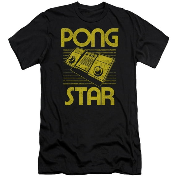 Atari Star S/S Adult 30/1 T-Shirt Black