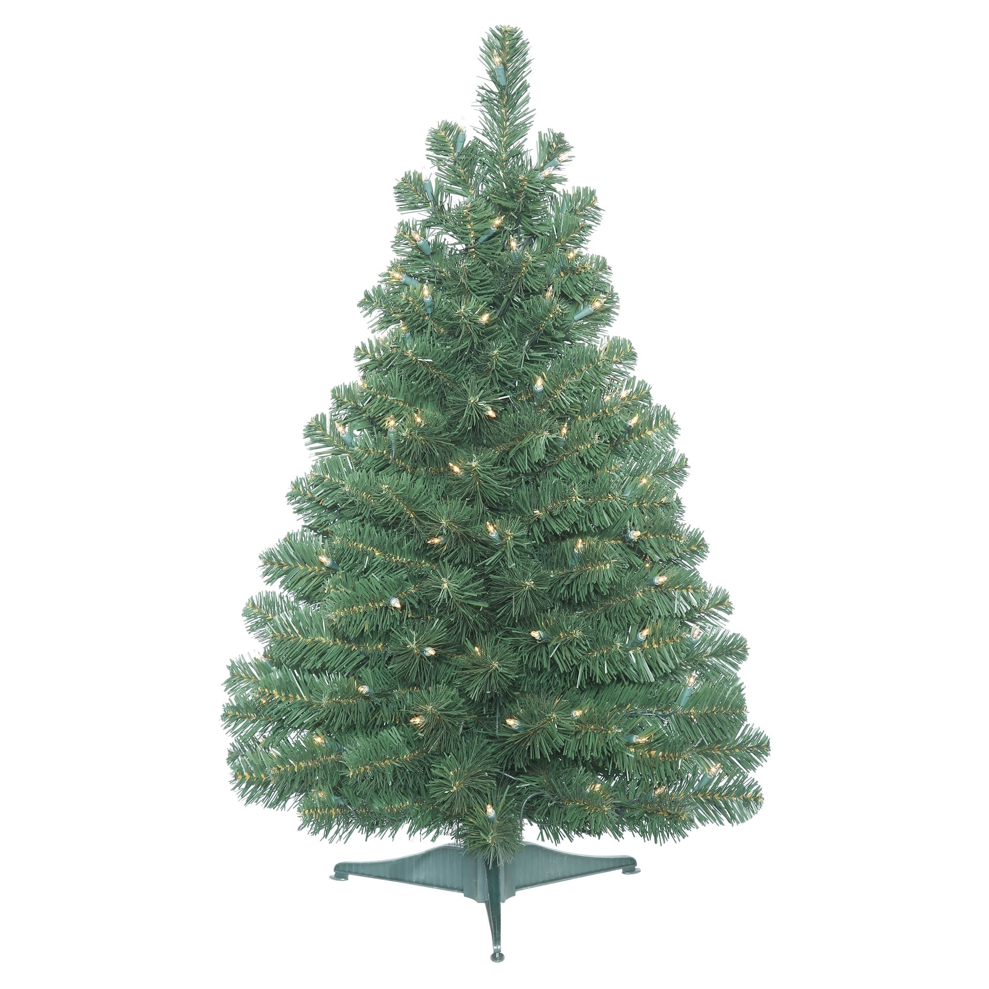 Vickerman 3' Oregon Fir Artificial Christmas Tree with 100 Clear Lights