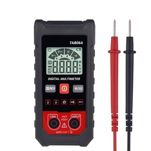 Multimeter,Automatic Digital Auto-Ranging Voltmeter,Digital Automatic Multimeter for , Capacitance, NCV