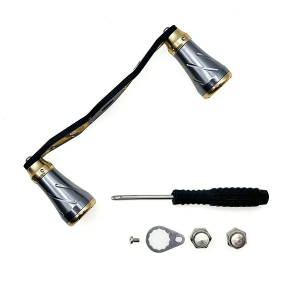 Fishing Reels Handle Grip Baitcasting Trolling Reels Rocker Aluminum Alloy Fishing Reels Accessory for Baitcasting Reels