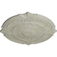 thumbnail image 3 of 39 1/2"OD x 2 1/2"P Attica Ceiling Medallion (Fits Canopies up to 3 3/4"), Hand-Painted Pot of Cream Crackle, 3 of 5