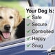thumbnail image 4 of cinturón de seguridad 2 paquetes de correas de seguridad para perros y gatos, reposacabezas de coche, nailon ajustable Fason LL-2083, 4 of 5
