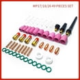 thumbnail image 2 of Kit de 49 Accesorios para Antorcha de Soldadura TIG, Boquilla de Alúmina, Cuerpo de Pinzas, Lente Corta, 12 Vasos de Vidrio y Consumibles., 2 of 5