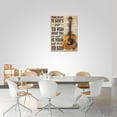 thumbnail image 4 of Vintage Guitar Bedroom Wall Art Music Notes Pictures Guitar Inspirational Quotes Canvas Painting Retro Music Decor Guitar Framed Artwork for Music Studio Bedroom Dormitory 12"x16", 4 of 6