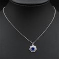 thumbnail image 3 of Sonducket Collar de mujer Cadenas colgantes de cristal de metal Collares ajustables Decoración de cuello Decoraciones Novia Joyería para regalo ers Ropa, zapatos y accesorios Miscelánea Azul Sonducket AP014417-03, 3 of 6