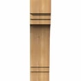 thumbnail image 2 of 5 1/2"W x 10"D x 22"H Pescadero Smooth Corbel, Western Red Cedar, 2 of 9